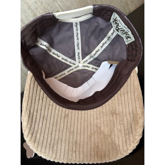 NWT in Bag, Mens Hyde Park Corduroy Trucker Hat (blk sand) - Picture 6 of 8